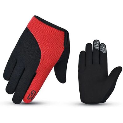 Gants vélo longs enfant Ges Menace Rouge 4 Unisex - Publicité Gants vélo longs enfant Ges Menace Rouge 4 Unisex - Publicité