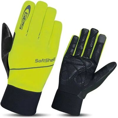 Gants vélo Ges Softshell Noir L Unisex - Publicité Gants vélo Ges Softshell Noir L Unisex - Publicité