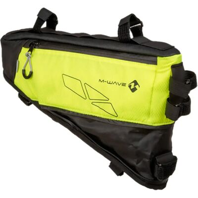 Sacoche vélo cadre triangle imperméable M-Wave Vert 420x140x250 mm Unisex - Publicité Sacoche vélo cadre triangle imperméable M-Wave Vert 420x140x250 mm Unisex - Publicité