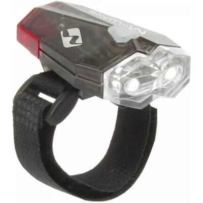Feu avant/arrière USB chargeur orientable à 90° - 2 leds blanches/1 led r M-Wave Noir TU Unisex - Publicité Feu avant/arrière USB chargeur orientable à 90° - 2 leds blanches/1 led r M-Wave Noir TU Unisex - Publicité
