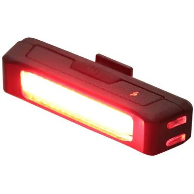 Éclairage vélo - trottinette USB avant ou arrière sur cintre (fonctions fixe, sos et clignotant) -non homologue Newton Cob leds 120 lumens Noir TU Unisex - Publicité Éclairage vélo - trottinette USB avant ou arrière sur cintre (fonctions fixe, sos et clignotant) -non homologue Newton Cob leds 120 lumens Noir TU Unisex - Publicité