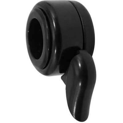Sonnette ping alu ultra discret fixation cintre Newton Mini Noir 22,2 mm Unisex - Publicité Sonnette ping alu ultra discret fixation cintre Newton Mini Noir 22,2 mm Unisex - Publicité