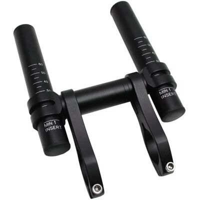 Paire de prolongateurs de cintre contre la montre style mini P2R Sub8 280g Noir 31,8/25,8 mm Unisex - Publicité Paire de prolongateurs de cintre contre la montre style mini P2R Sub8 280g Noir 31,8/25,8 mm Unisex - Publicité