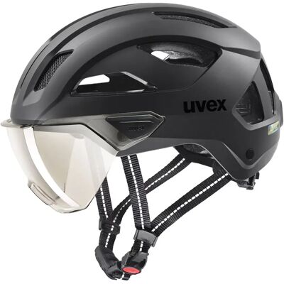 Casque vélo route Uvex Stride Visor Noir 53/56 cm Unisex - Publicité Casque vélo route Uvex Stride Visor Noir 53/56 cm Unisex - Publicité