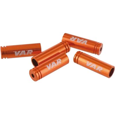Embouts de câbles dérailleur Var (x4) Orange TU Unisex - Publicité Embouts de câbles dérailleur Var (x4) Orange TU Unisex - Publicité