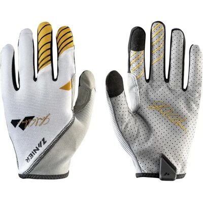 Gants longs Zanier Shredder Blanc Taille 9 Unisex - Publicité Gants longs Zanier Shredder Blanc Taille 9 Unisex - Publicité