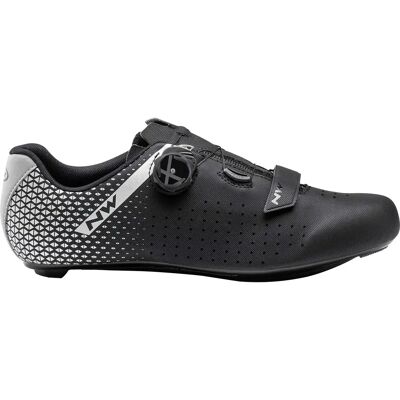 Northwave Core Plus 2 Chaussures de Course - Noir / Argent 37 - Publicité Northwave Core Plus 2 Chaussures de Course - Noir / Argent 37 - Publicité