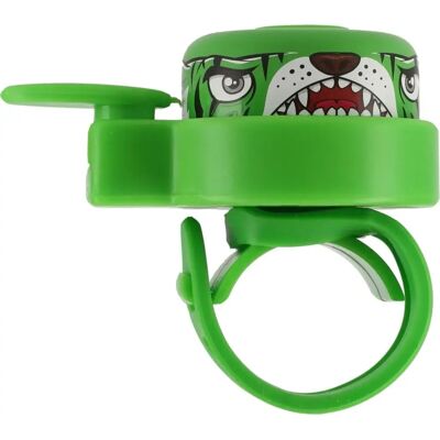 Cloche de Vélo Tigre Vert Crazy Safety - Sécuritaire et Amusante - Publicité Cloche de Vélo Tigre Vert Crazy Safety - Sécuritaire et Amusante - Publicité