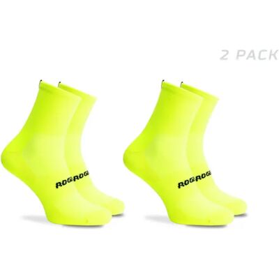 Rogelli - Essential - Fluor - 44-47 - Chaussettes de cyclisme - Publicité Rogelli - Essential - Fluor - 44-47 - Chaussettes de cyclisme - Publicité