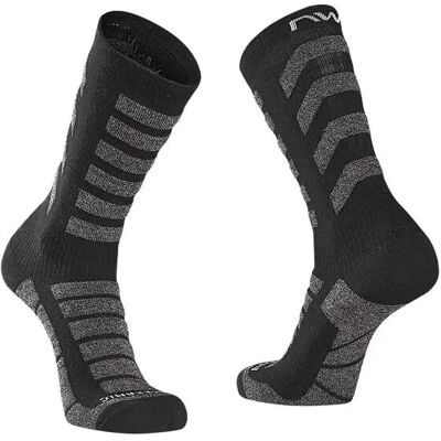 Chaussettes haute en céramique Northwave Husky Noir S Unisex - Publicité Chaussettes haute en céramique Northwave Husky Noir S Unisex - Publicité