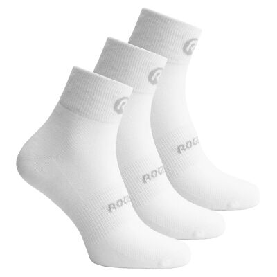 Rogelli Core Chaussettes de Cyclisme - Pack de 3 Blanc - Publicité Rogelli Core Chaussettes de Cyclisme - Pack de 3 Blanc - Publicité