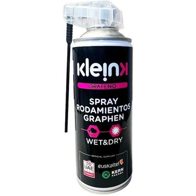 Spray lubrifiant pour roulements Klein Graphen Noir 400 ml Unisex - Publicité Spray lubrifiant pour roulements Klein Graphen Noir 400 ml Unisex - Publicité