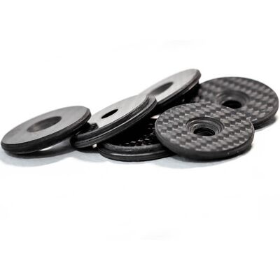 Riesel Design - Ahead Kappe - Multicolore - Carbon - Stem Cap - Publicité Riesel Design - Ahead Kappe - Multicolore - Carbon - Stem Cap - Publicité