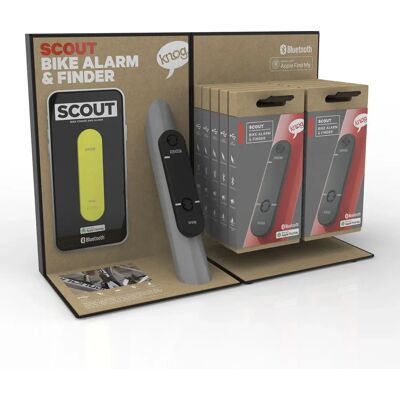 Antivol alarme Knog Scout - Apple - DPOS (x30) Noir TU Unisex - Publicité Antivol alarme Knog Scout - Apple - DPOS (x30) Noir TU Unisex - Publicité