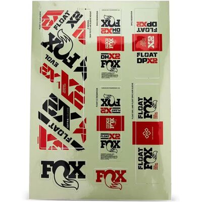Fox Racing Autocollants Pistachio, Shock Decal Sheet Fox FOX Decal 2021 AM, 38, Factory Noir TU Unisex - Publicité Fox Racing Autocollants Pistachio, Shock Decal Sheet Fox FOX Decal 2021 AM, 38, Factory Noir TU Unisex - Publicité