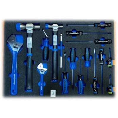 Mousse de rangement pour outil usinés tournevis et maillets Park Tool Ptz Noir TU Unisex - Publicité Mousse de rangement pour outil usinés tournevis et maillets Park Tool Ptz Noir TU Unisex - Publicité