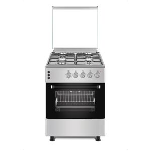 Toscohome Gazinière 50x80h cm inox avec four classe A - Flora 60