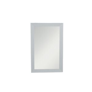 Toscohome Miroir rectangulaire 67x97 cm avec cadre en mélèze blanc - Alba