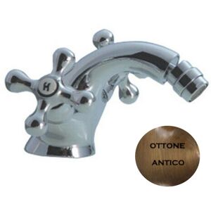 Toscohome Mitigeur de bidet Lecce Barocco en laiton antique