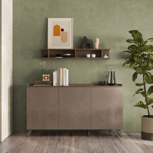 Toscohome Buffet 3 portes 181 cm mercure bronze - Polan