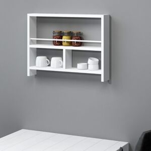 Toscohome Etagère murale en bois 60 cm blanc - Levender