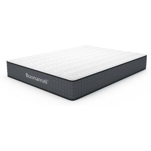 Toscohome Matelas double 160x190X25H cm avec ressorts ensachés et mousse à mémoire de forme - Balto