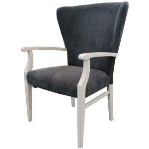 Toscohome Fauteuil en bois et tissu avec dossier enveloppant Dumbo