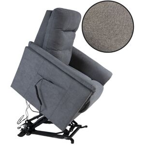 Toscohome Fauteuil 2 moteurs tissu gris Twist 03 - Alessia