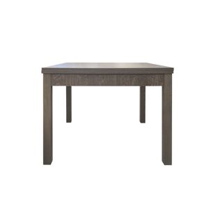 Toscohome Table 90x90 cm dédoublable en chêne gris - Florence