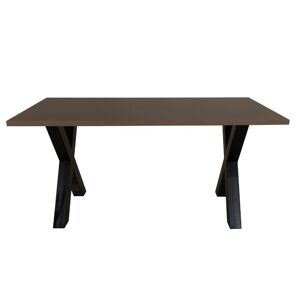Toscohome Table rectangulaire 160x80cm couleur cacao - Gulliver