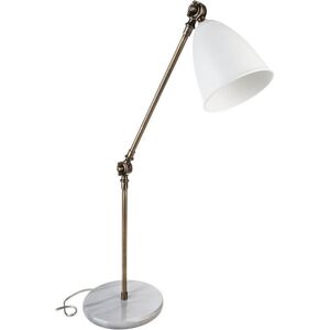 Toscohome Lampe de bureau articulée blanche - Konrat