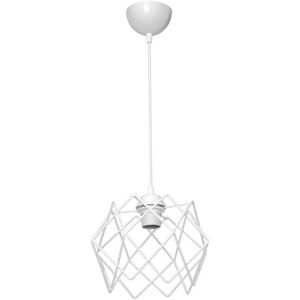 Toscohome Lampe suspendue Cage blanche Koza