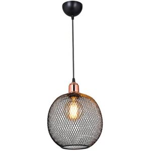 Toscohome Belin MDL4320 lampe suspendue en métal perforé noir