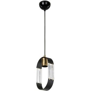 Toscohome Lampe suspendue avec pendentif Nova noir