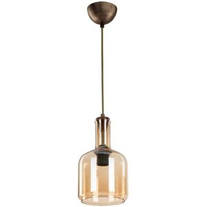 Toscohome Suspension 70h avec diffuseur en verre fumé Boston