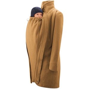 mamalila Manteau de portage de bébé éco-laine Oslo camel L