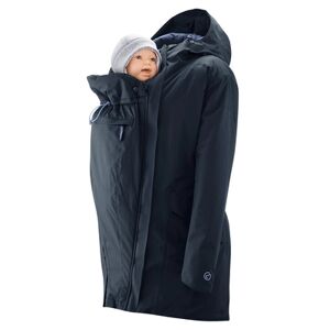 mamalila Parka de portage de bébé WinterWanderer bleu marine XS