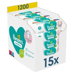 Pampers Lingettes Sensitive 15x80 pièces (1200 pcs)