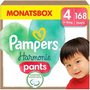 Pampers Couches culottes Harmonie Pants taille 4 9-15 kg pack mensuel 1x168...