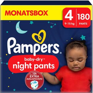 Pampers Couches culottes Baby-Dry Pants Night taille 4 Maxi 9-15 kg pack...