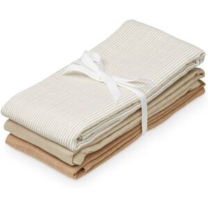 Cam Cam® COPENHAGEN Langes enfant mélange Classic Stripes Camel, Latte, Camel... 70x70 cm