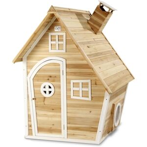 EXIT TOYS EXIT Maison cabane de jardin enfant Fantasia 100, bois naturel