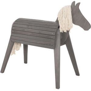 roba Cheval enfant de jardin bois gris