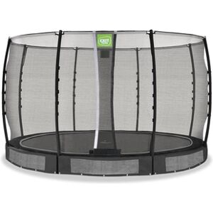 EXIT TOYS EXIT Trampoline enterré enfant Allure Classic ø366 cm filet de sécurité, noir