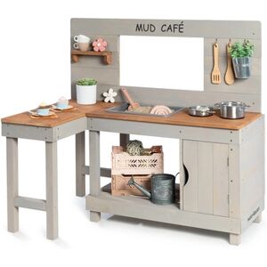 MUDDY BUDDY® Table enfant jeux d'eau/sable Mud Café bois, gris chaleureux