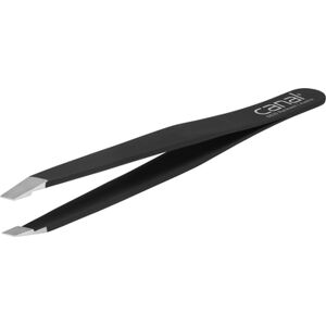 canal® Pince à cheveux oblique, noire, inoxydable 9 cm