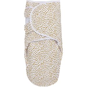 MEYCO Couverture d'emmaillotage bébé Cheetah honey gold 3 - 6 mois