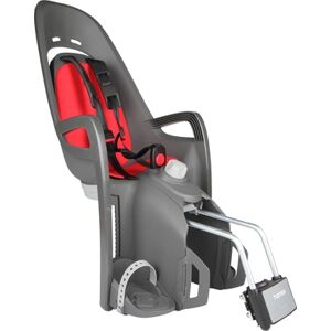 hamax Siège vélo enfant Zenith Relax, adaptateur, gris/rouge