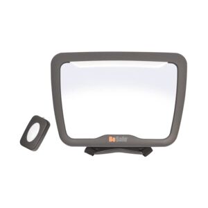 BeSafe Miroir voiture bébé XL2, LED, radiocommandé