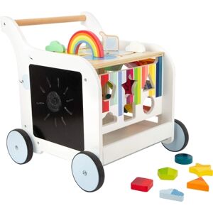 small foot® Chariot de marche enfant éléphant bois